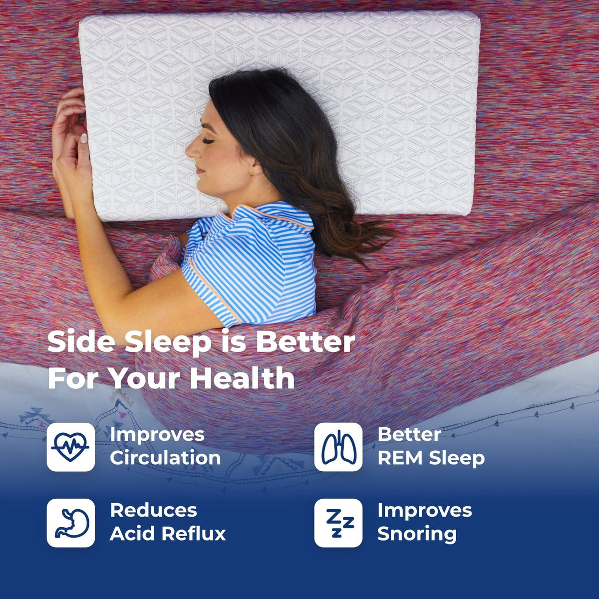 Onenes Cooling Memory Foam Pillow – Queen & King Size