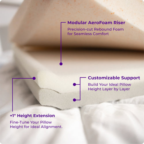 Onenes 1" Cooling Pillow Height Riser