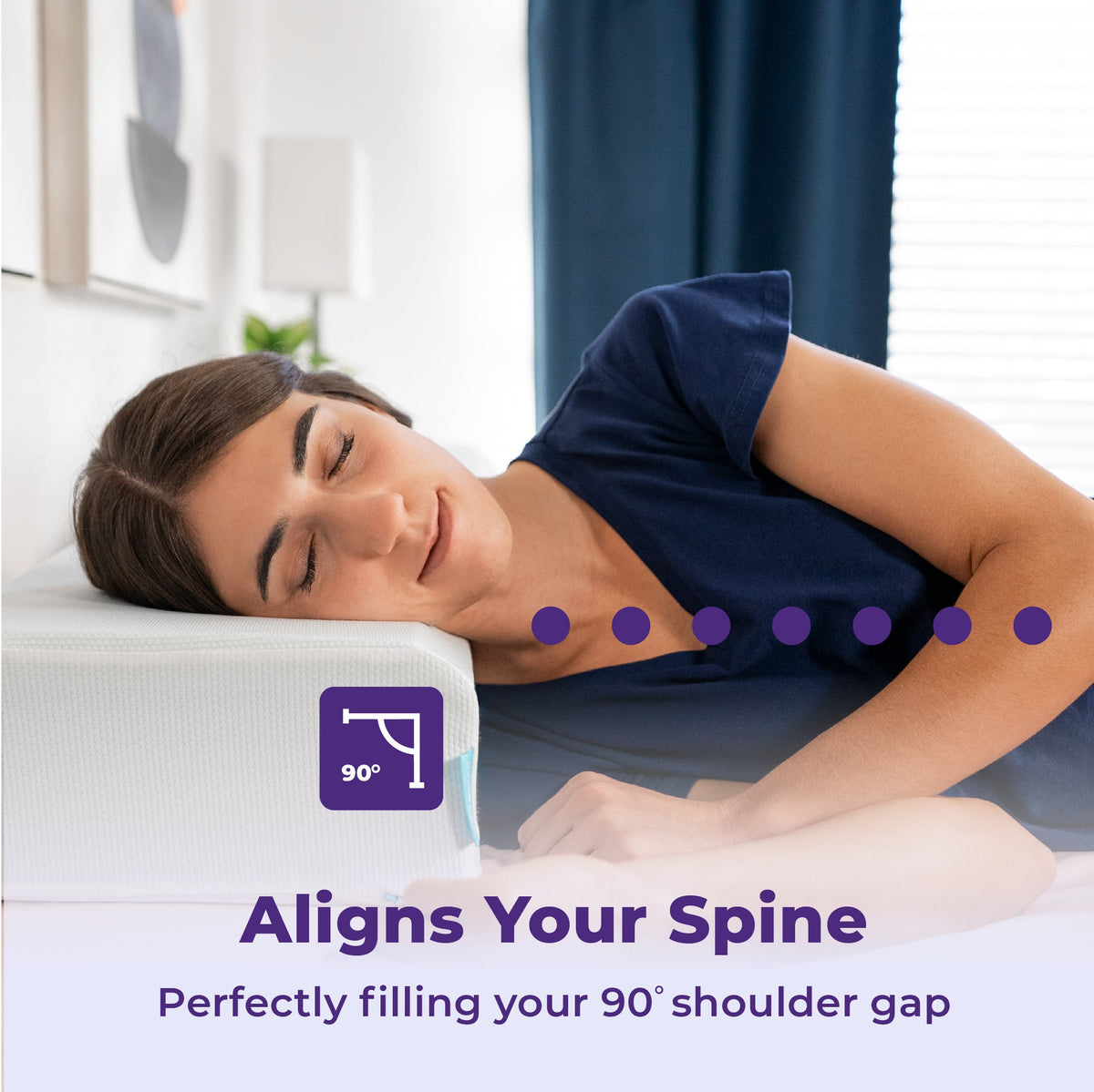 Onenes Adjustable Side Sleeper Pillow – Standard Size