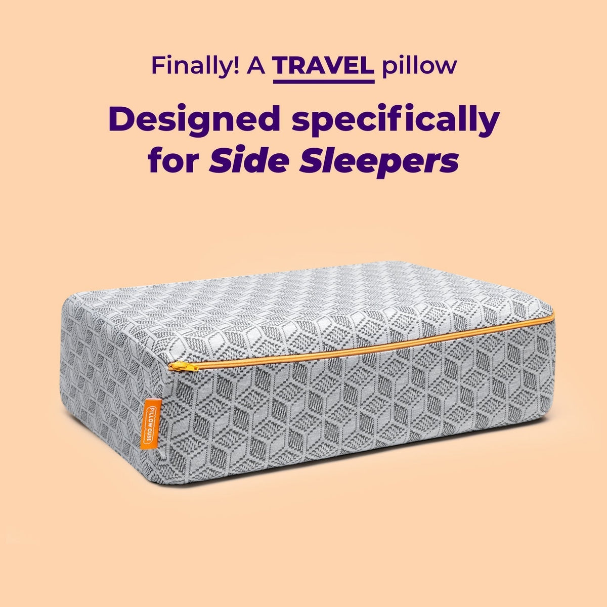 Onenes Compact Side Sleeper Travel Pillow